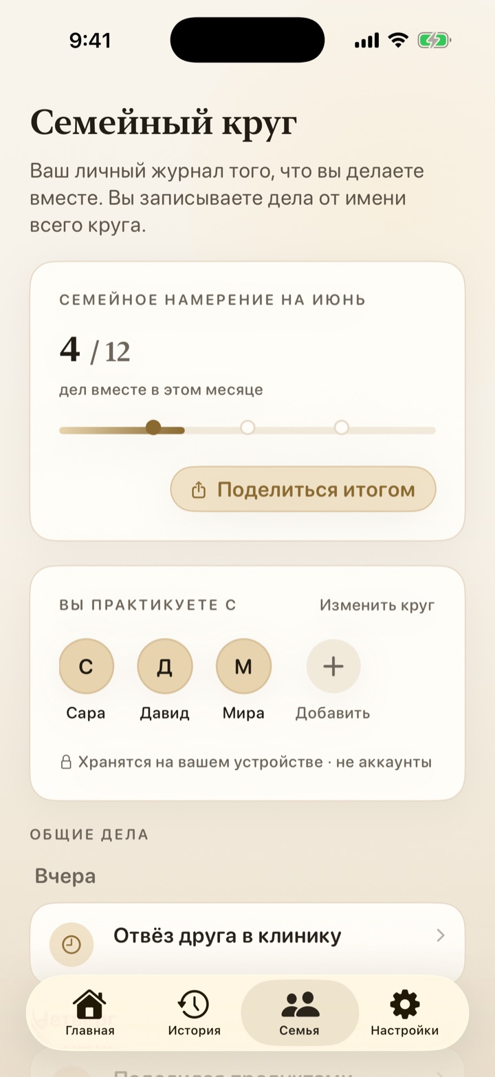 Семейный круг — GoodUp