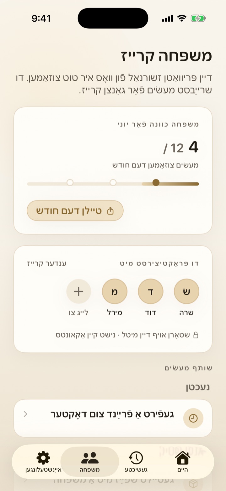 משפּחה־קרייז — GoodUp